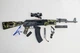 Дитячий іграшковий автомат на орбізах Орбіган AK-47 Чорно-мілітарі гідрогелевими кулями Гель бластер акумуляторний + 500 орбізів - зображення 3