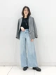 Пиджак удлиненный женский Uniqlo 116700235 XS Серый (1159832805) - изображение 5