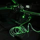 Декоративна неонова стрічка для салону авто NeonixRide, зелена, 5 метрів, USB-порт - зображення 4