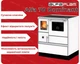 Кухонная печь ALFA-PLAM ALFA 70 DOMINANT белая с варочной поверхностью и духовкой - изображение 2