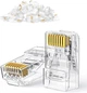 Роз'єм RJ45 конектор UGREEN NW120 Cat 6 Ethernet RJ45 8P8C 50 шт прозорий (50962) - зображення 2