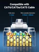 Роз'єм RJ45 конектор UGREEN NW120 Cat 6 Ethernet RJ45 8P8C 50 шт прозорий (50962) - зображення 3