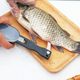 Рибочистка з ножем та контейнером Killing-fish Knife чорна - зображення 7