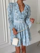 Летнее платье Jadone Fashion Шати L голубой - изображение 6