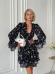 Летнее платье Jadone Fashion Шати M темно-синий - изображение 7