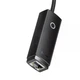 Адаптер Baseus Lite Series Ethernet Adapter USB-A to RJ45 LAN Port (100Mbps) WKQX000001 Black - зображення 4