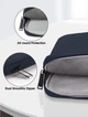 Чехол-сумка c ручкой и боковым карманом для MacBook Air/Pro M1 M2 М3 М4 15" / 16" Чёрная - изображение 2