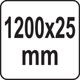 Łom do gwoździ YATO sześciokątny profilowany 1200x25 mm (YT-46835) - obraz 5