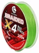 Шнур YACUMA 4-Braid 100 м 0.14 мм 7. 3 кг Зеленый (YCM100-014) - изображение 2
