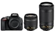 Фотоаппарат Nikon D5600 + AF-P 18-55mm VR + AF-P 70-300mm VR Black Kit (VBA500K004) - изображение 1