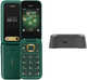 Telefon komórkowy Nokia 2660 DualSim Green + stacja dokująca (5908265536966) - obraz 5