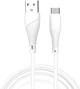 Кабель WUW X196 USB Micro 2.4A 1 м white (6972573335572) - зображення 1