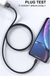 Кабель WUW X203 USB Type-C 2.4A 1 м black (6972573336203) - изображение 3