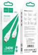 Кабель Hoco X93 Type-C to Type-C 240W, 2 м, TPE, TPE connectors White (6931474790743) - зображення 6