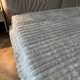 Плед-покрывало флисовый евро светло-серый 200х220 Королевский Шарпей Colorful Home PVK2 - изображение 3