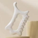 Фігурний масажер для обличчя / тіла / рук / ніг / спини Handheld Gua Sha скребок для акупунктурного точкового масажу і Гуа ша, білий (106523252) - зображення 1