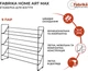 Этажерка для обуви Fabrika Home Art Neo 73х20х74 см Черный (FK1079B) - изображение 9