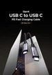 Кабель UGREEN L706 USB-C to USB-C GEN4, Thunderbolt 4, быстрая зарядка PD 3.1, алюминиевый корпус в оплетке для MacBook, 240W, 80 Gbps 16K@60Hz 1m Black (65383) - изображение 7
