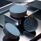 Портативная вибрационная Bluetooth мини колонка 3W / BT 5.3 / TWS / AUX / TF / с ремешком Silver - изображение 9