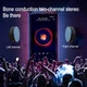Портативная вибрационная Bluetooth мини колонка 3W / BT 5.3 / TWS / AUX / TF / с ремешком Silver - изображение 10