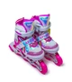 Раздвижные ролики Scale Sports размер 34-37 (светящиеся колеса). Rainbow Pink (1247418241) - изображение 2