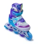 Раздвижные ролики Scale Sports размер 34-37 (светящиеся колеса). Violet Mermaid (154242196) - изображение 5