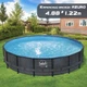 Басейн каркасний для дому та дачі 4.88х1.22 м Mountfield AZURO SWING у кольорі Ротанг - зображення 1