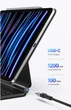 Чехол клавиатура для планшета DUX DUCIS Magnetic Keyboard Bluetooth Apple iPad Air 11 2024 / Air 4 / 5 10.9'' - изображение 7