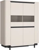 Витрина Frisco Vodol 1033х1614х448 мм Бежевая/Черная (23431-VXLV621) - изображение 1
