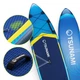 Надувная SUP доска TSUNAMI PRO 350 см с веслом T13 (P-5905973405614) - изображение 8