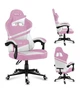Компютерне крісло HUZARO Force 4.4 Pink тканина - зображення 1