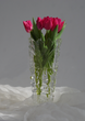 Ваза скляна Bohemia Glacier 305 мм (89J59/93K52/305) - зображення 4