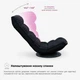 Геймерське крісло Cyberlux Flex Black (арт. GM-03 B) - изображение 8