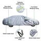 Накидка на машину от солнца и снега Universal Car Cover защитный чехол для автомобиля - изображение 3