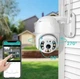Уличная поворотная IP камера видеонаблюдения WiFi N3 6913 - 2mp ICSee - камера наружного наблюдения для дома - изображение 1