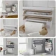 Кухонный диспенсер для пленки, фольги и полотенец Kitchen Roll Triple Paper dispenser, держатель для полотенец - изображение 4
