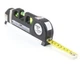 Лазерный уровень со встроенной рулеткой FIXIT Laser Level Pro 3 4в1 рулетка линейка - изображение 2