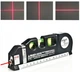 Лазерный уровень со встроенной рулеткой FIXIT Laser Level Pro 3 4в1 рулетка линейка - изображение 1