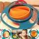 Детская тарелка-непроливайка Universal Gyro Bowl вращающаяся чаша 360° безопасна для детей - изображение 6