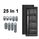 Набор отверток 25 в 1 магнитные Биты Phillips Torx Hex Precision DIY разборный мини-чехол - изображение 3