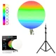Круглая светодиодная лампа 45см RGB-LED Fill Light GS-450 цветная с пультом для фото и видео - изображение 1