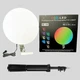Круглая светодиодная лампа 45см RGB-LED Fill Light GS-450 цветная с пультом для фото и видео - изображение 3