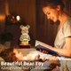 3D лампа Кришталевий Ведмедик Феєрверк Ведмідь Bearbick декоративний скляний нічник світлодіодний світильник 16 кольорів LED - зображення 6