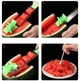 Приспособления для нарезки арбуза и дыни SUNROZ Watermelon Slicer чем-слайсер Зеленый - изображение 4