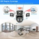 Камера IP наблюдения Wifi 16 Мп 10-Х ZOOM уличная поворотная - изображение 7