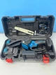 Безщіткова Акумуляторна ланцюгова міні-пила 6 inch Electric SAW BLUE кейсом / 2 акумулятори 4А/год 8644 - зображення 1