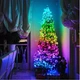 Світлодіодна розумна гірлянда Смарт LED 20м RGB 200 LED з Bluetooth для ялинки від USB довжина 20м управління через додаток - зображення 8