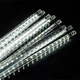 Гирлянда сосульки прозрачный шнур 8 шт 50 см белые 432 LED 57 Вт - изображение 4