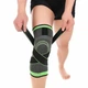 Бандаж колінного суглоба Knee Support Copper, Чорно-зелений - зображення 4