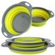 Дуршлаг силиконовый складной большой + маленький Collapsible filter baskets - изображение 1